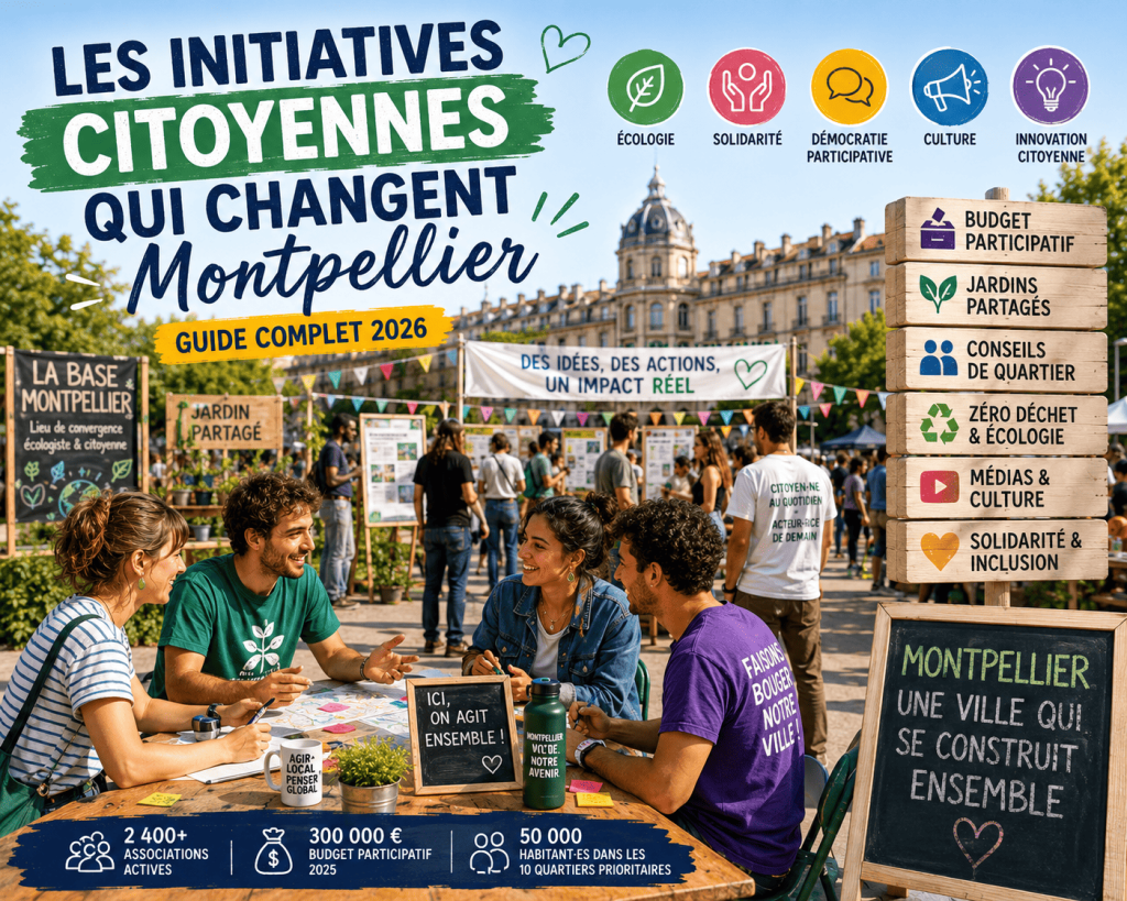 Les initiatives citoyennes qui changent Montpellier 